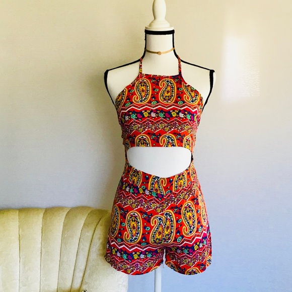 Arden Furtado Pants - Arden Furtado Boho Halter Romper